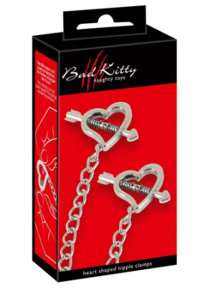 Heart shaped nipple clamps